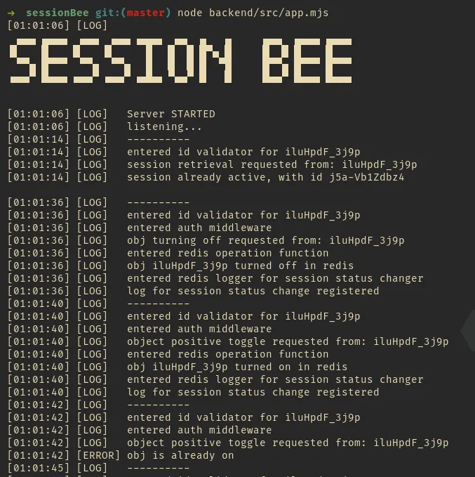 sessionBee