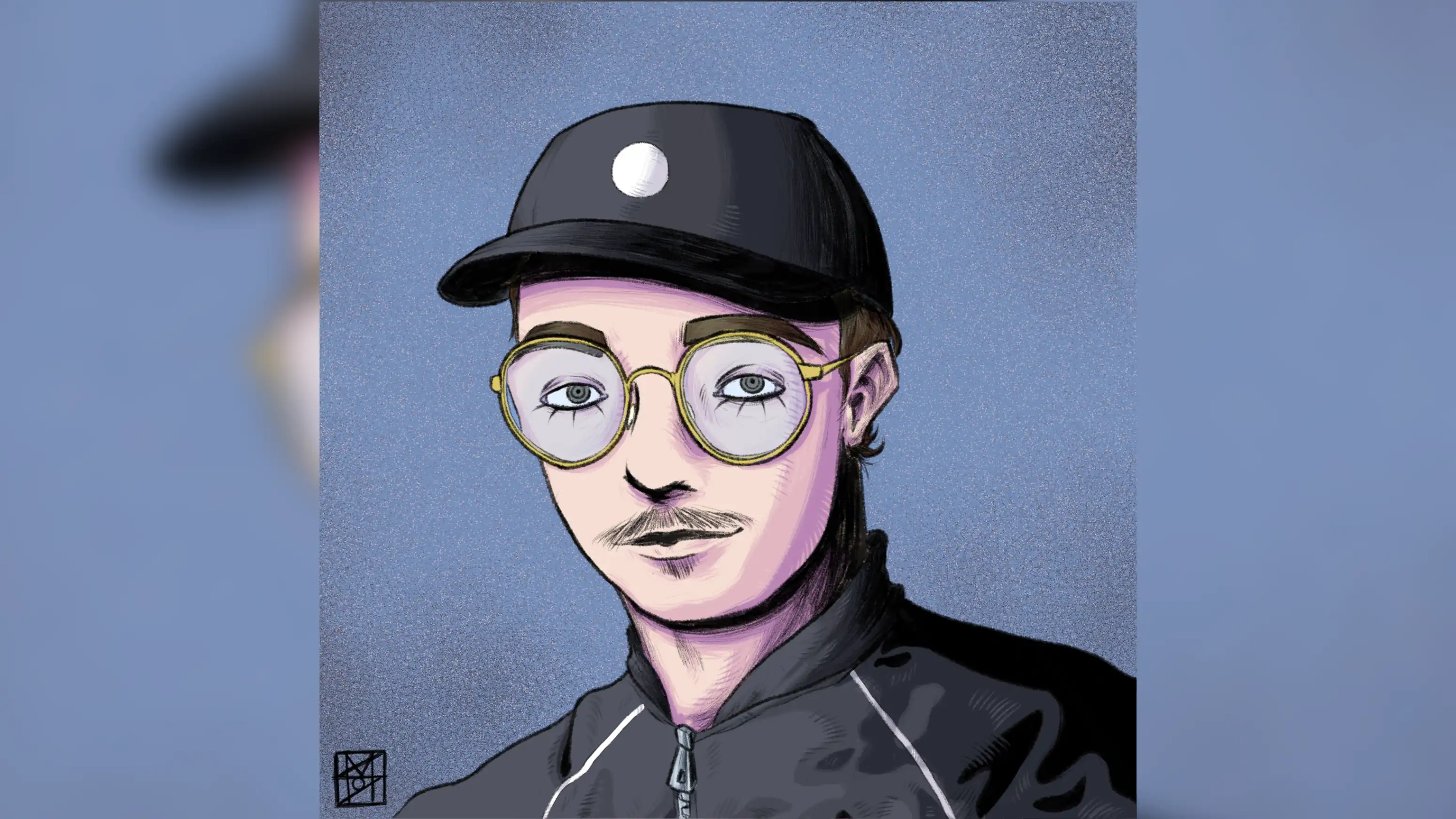 An illustration for my personal branding, by Smony.